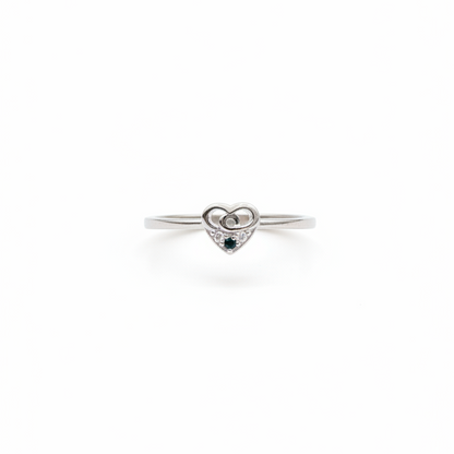 92.5 Silver Heart Ring for Women Size 10 | Stylish Elegant Love Design | Gift Jewellery