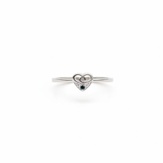 92.5 Silver Heart Ring for Women Size 10 | Stylish Elegant Love Design | Gift Jewellery