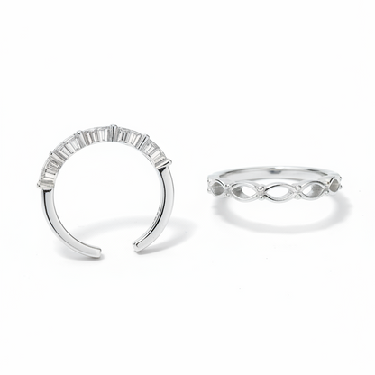 92.5 Silver Toe Rings | Stylish Minimal Finish | Elegant Foot Jewellery