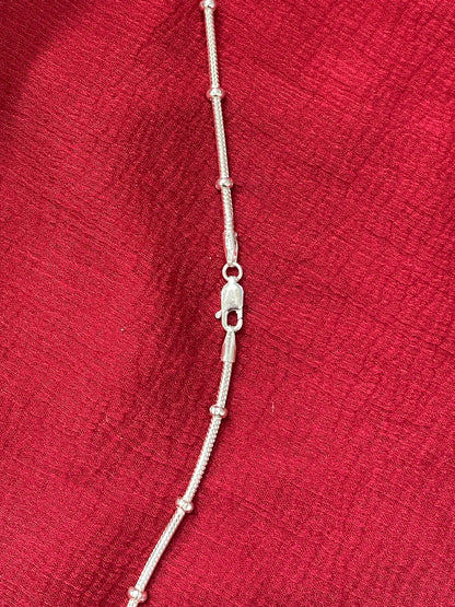 92.5 silver classic ball chain 20 inches