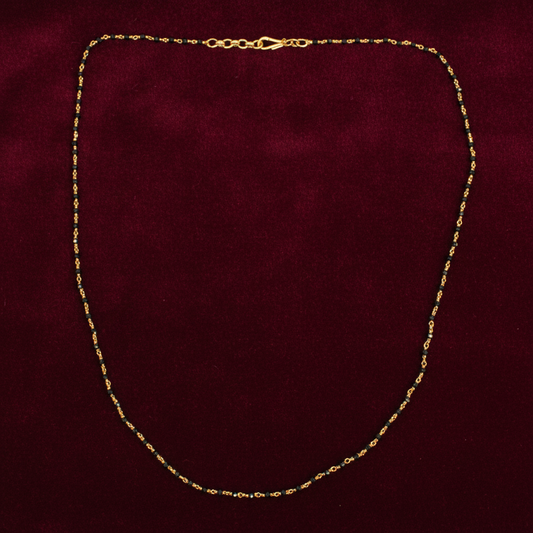 92.5 silver black bead chains 