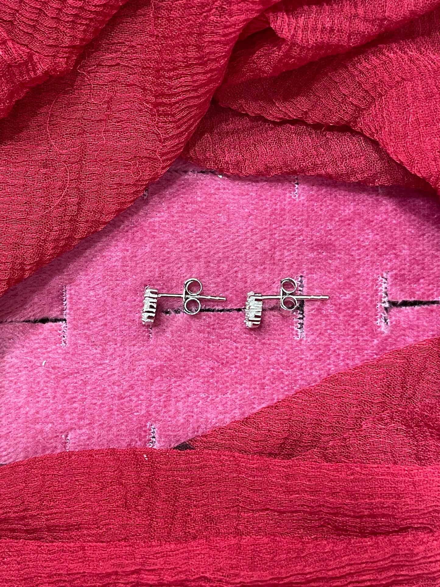 92.5 Silver Round Stud Earrings | Classy Everyday Design | Jewellery and elegant