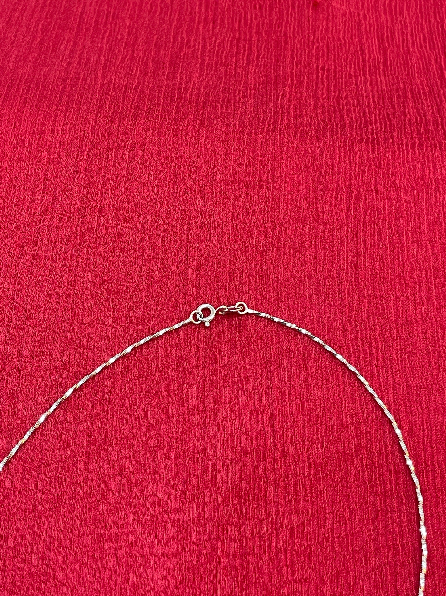925 Silver Twisty Italian Chain - 18 Inches