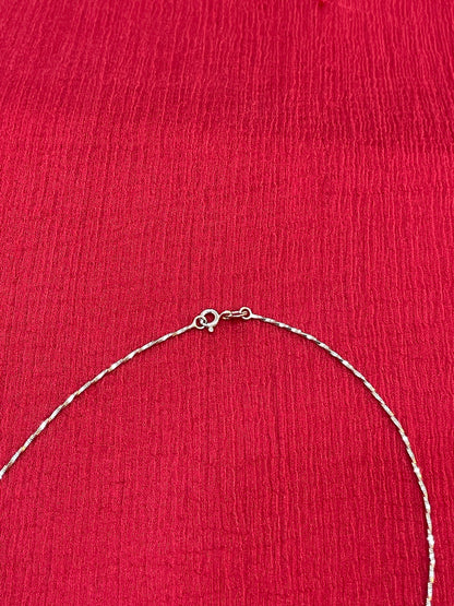 925 Silver Twisty Italian Chain - 18 Inches