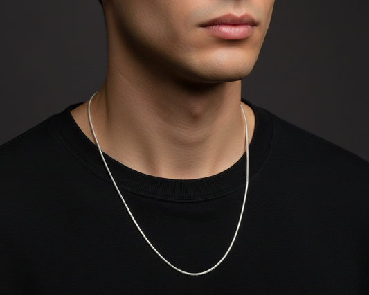 92.5 silver minimal chain 18 inches