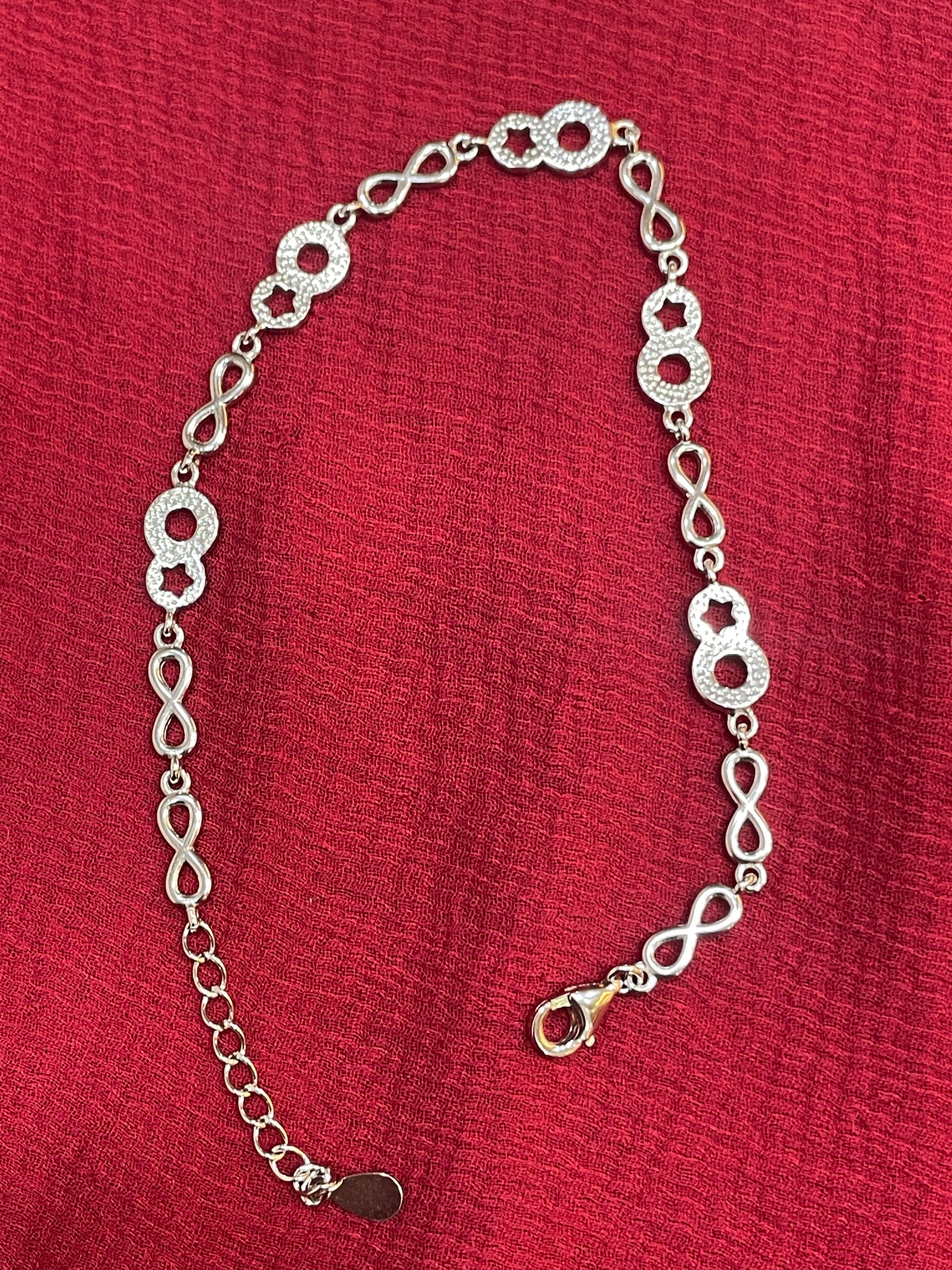 925 Silver Infinity Bracelet