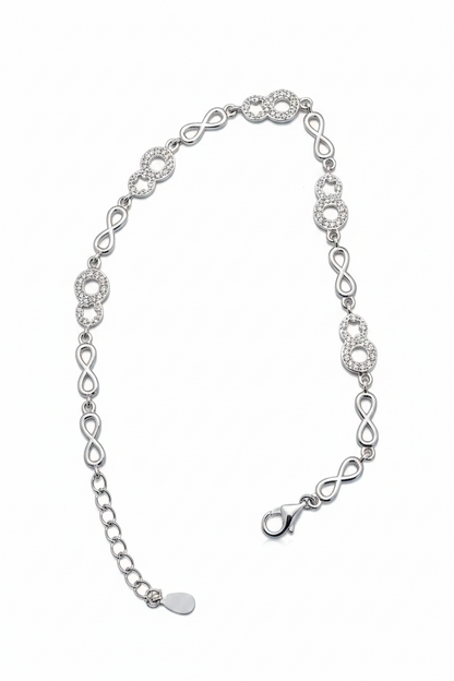 925 Silver Infinity Bracelet