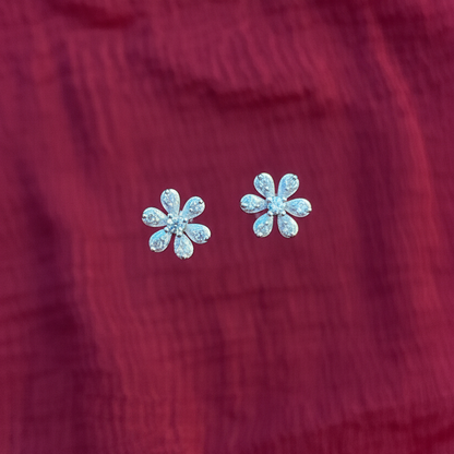92.5 Silver Stylish Second Studs / Nose Pin (Single Piece) | Minimal Elegant Design | Jewellery