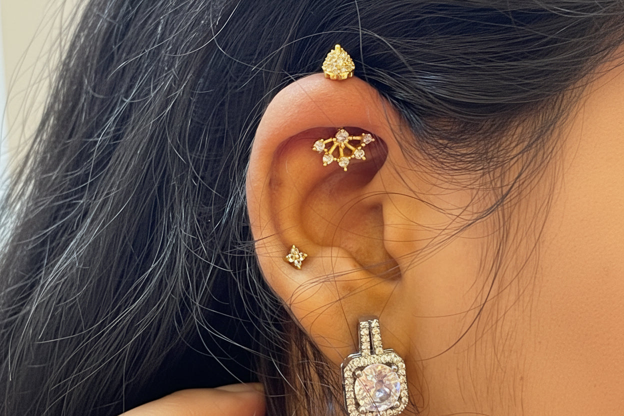 92.5 Silver Temple Bugadi | Traditional Ethnic Design | Jewellery