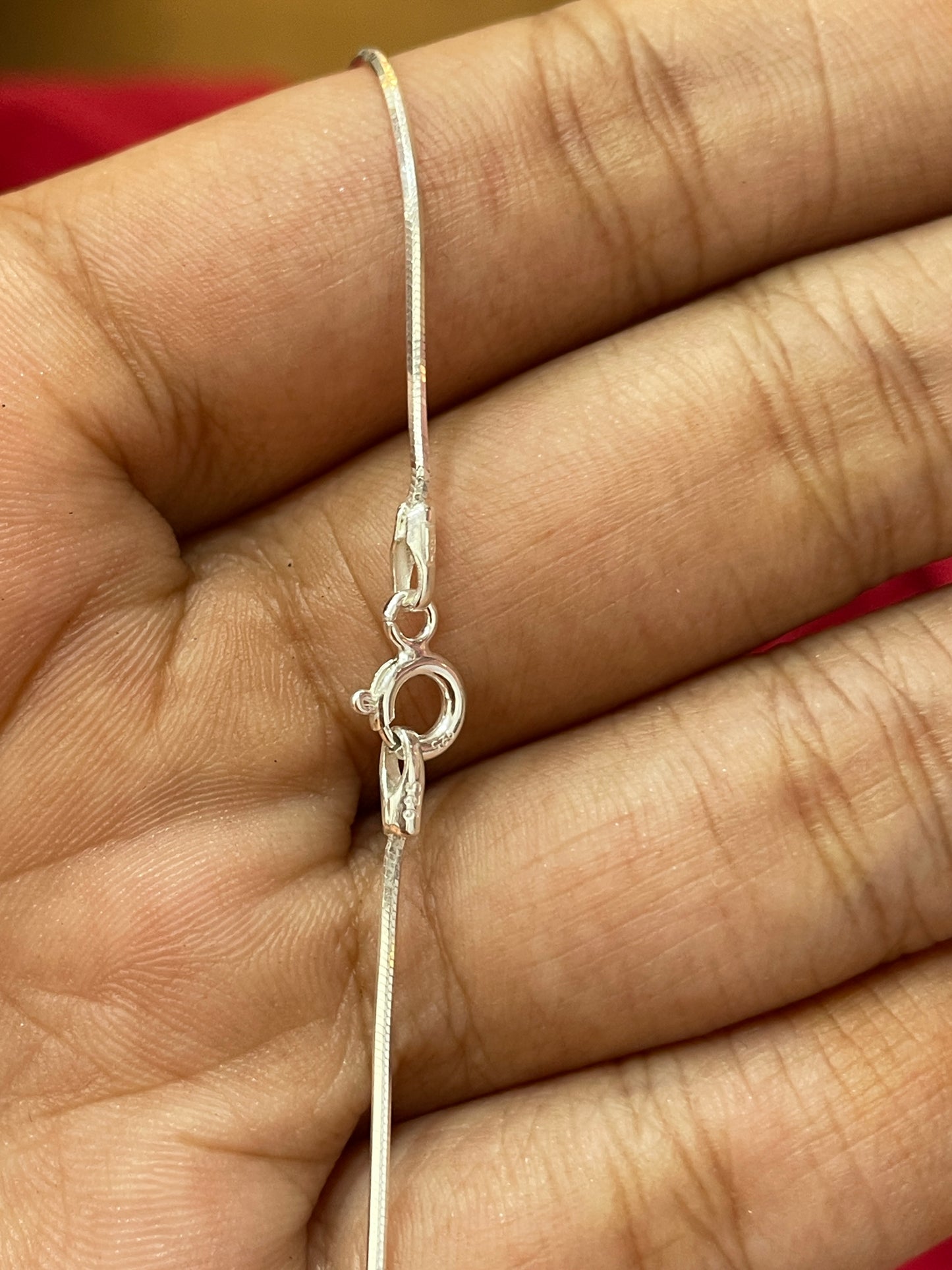 92.5 Silver Men’s Chain 18 Inches | Stylish Modern Link Design | Elegant Fashion Jewellery