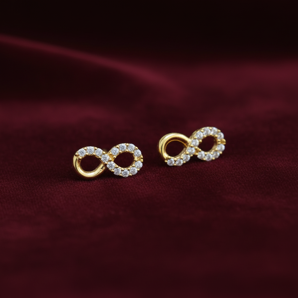 92.5 silver second studs earrings 