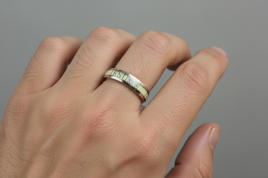 92.5 Silver JESUS Men’s Ring Size 16 | Stylish Spiritual Design | Elegant Jewellery