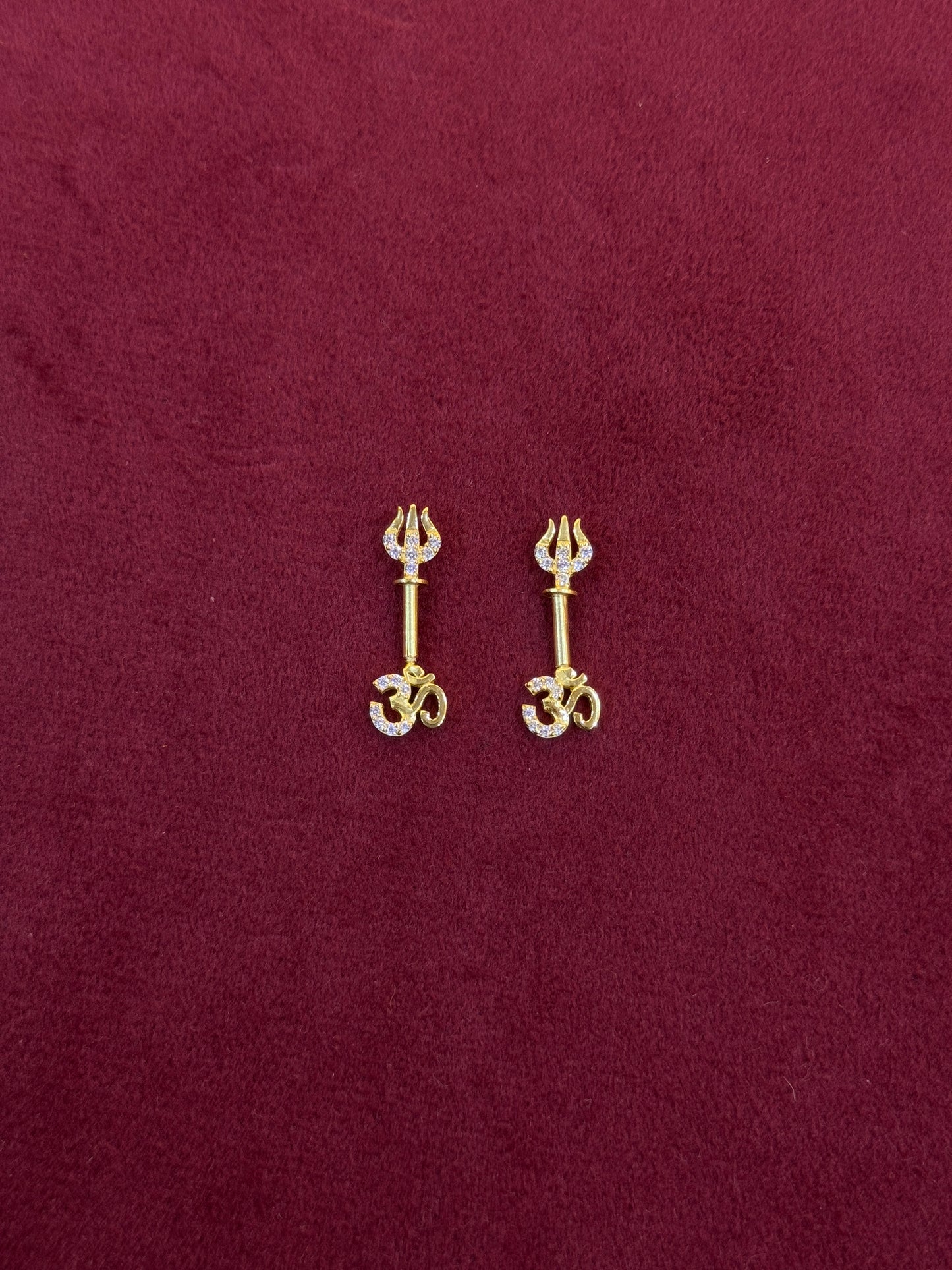 92.5 Silver Om Trishul Bugadi