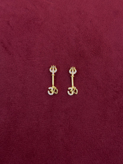 92.5 Silver Om Trishul Bugadi