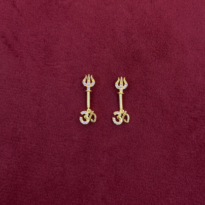 92.5 Silver Om Trishul Bugadi