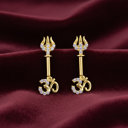 92.5 Silver Om Trishul Bugadi