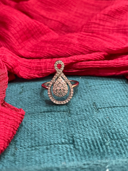 92.5 Silver Stylish Classy Ring for Women Size 12 | Elegant Premium Design | Modern Jewellery