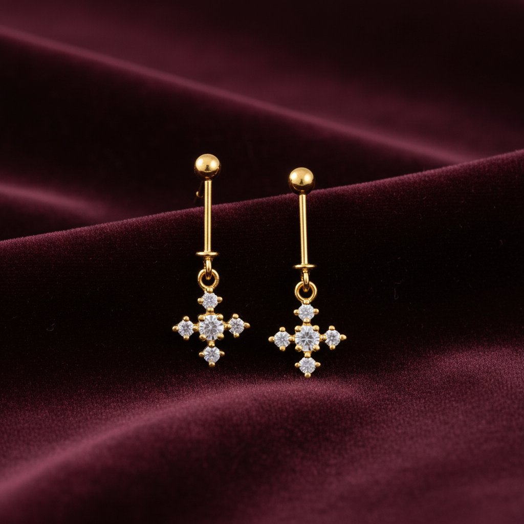92.5 Silver Gold Plated Plus Bugadi Pair| Elegant Traditional Design | Jewellery