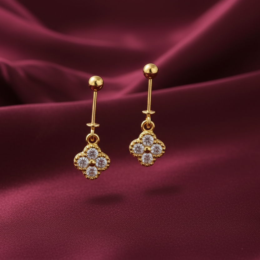 92.5 Silver Gold Plated Fine Finish Bugadi | Premium Traditional Design | Jewellery - pair
