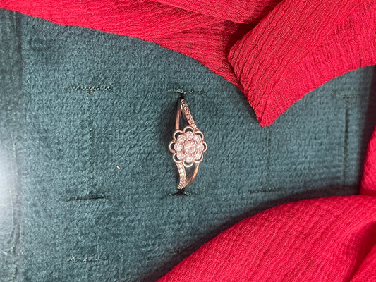 92.5 Silver Flower Ring for Women Size 15 | Stylish Petal Design | Elegant Fashion Jewellery