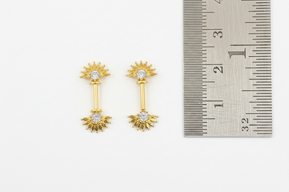 92.5 Silver Sun Bugadi | Stylish Traditional Motif Design | Elegant Jewellery