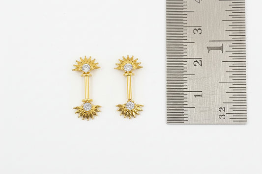 92.5 Silver Sun Bugadi | Stylish Traditional Motif Design | Elegant Jewellery