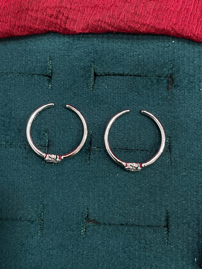 925 Silver Apple Toe rings