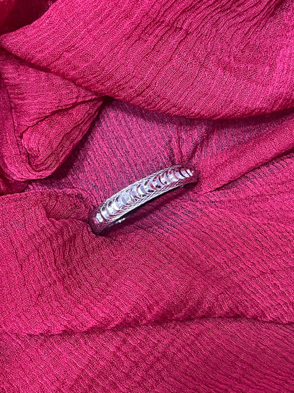 92.5 silver stylish classy ring size 23