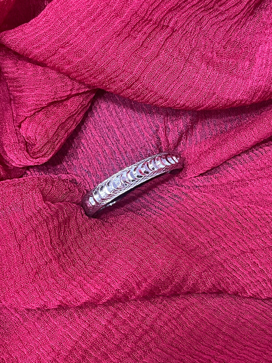 92.5 silver stylish classy ring size 23