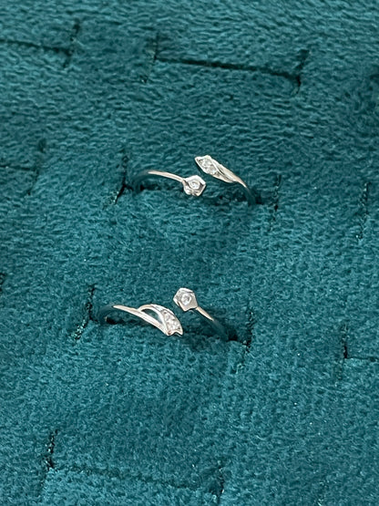 92.5 Sterling Silver Minimal Toe Rings for Women | Sleek Everyday Design