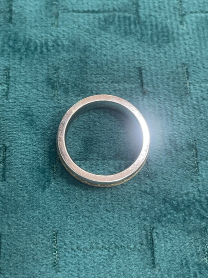 92.5 Silver Radium Men’s Ring | Stylish Unique Glow Design | Elegant Jewellery
