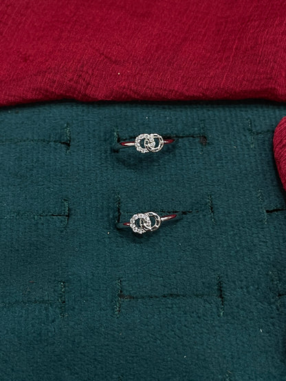 925 Silver Loop Toe Rings