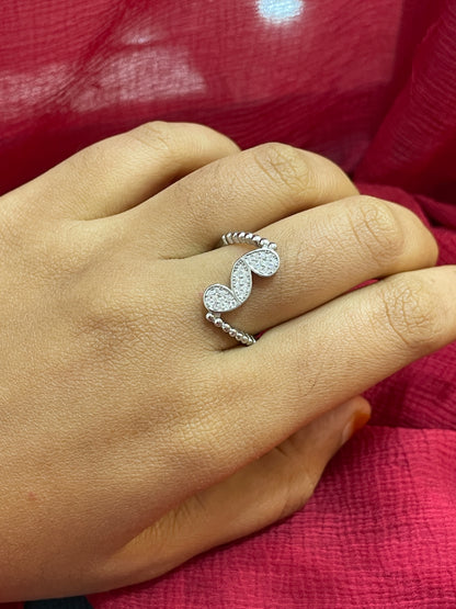 92.5 Silver Elegant Classy Ring for Women | Stylish Premium Design | Modern Jewellery