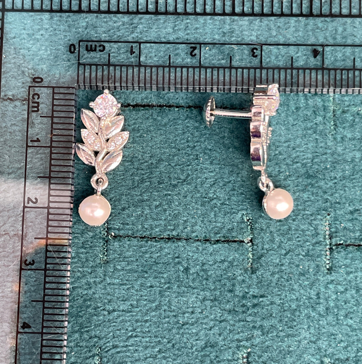 92.5 Silver Leaf Earrings for Women | Classy Minimal Design | Elegant Jewellery pair