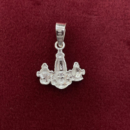 92.5 Sterling Silver Lord Venkateswara Face Pendant