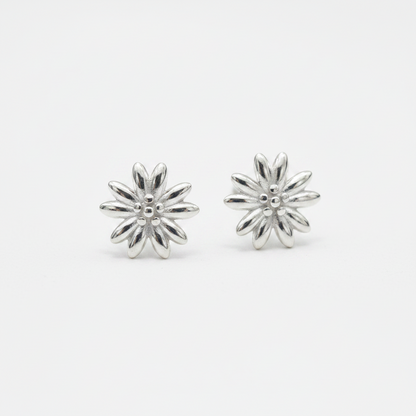92.5 Silver Stylish Flower Earrings for Women | Elegant Floral Design | Everyday Wear Jewellery