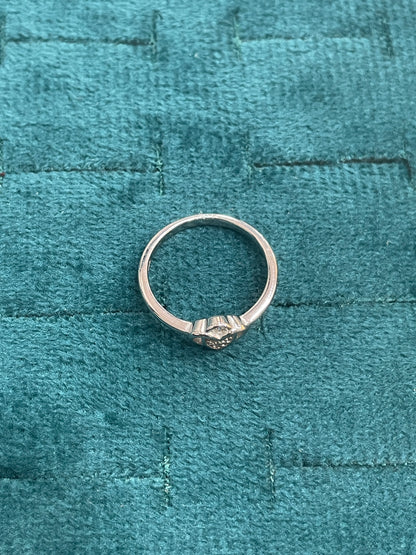 92.5 Silver Classy Heart Ring for Women Size 10 | Stylish Refined Love Design | Elegant Gift Jewellery
