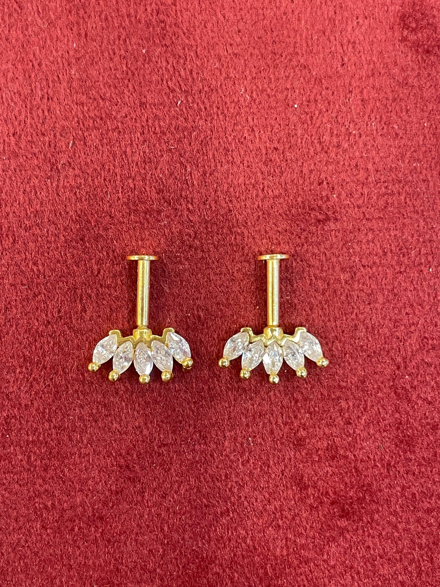 92.5 Silver Five Leaf Bugadi | Classic Floral Design | Jewellery