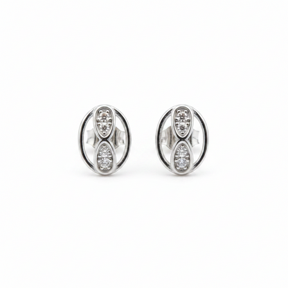 92.5 Silver Minimal Stylish Earrings for Women | Simple Elegant Design | Daily Wear Jewellery