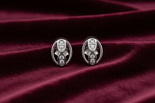 92.5 Silver Minimal Stylish Earrings for Women | Simple Elegant Design | Daily Wear Jewellery