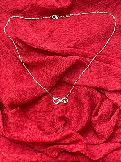 92.5 Silver Infinity Chain 18.5 Inches | Premium Classy Elegant Design | Jewellery