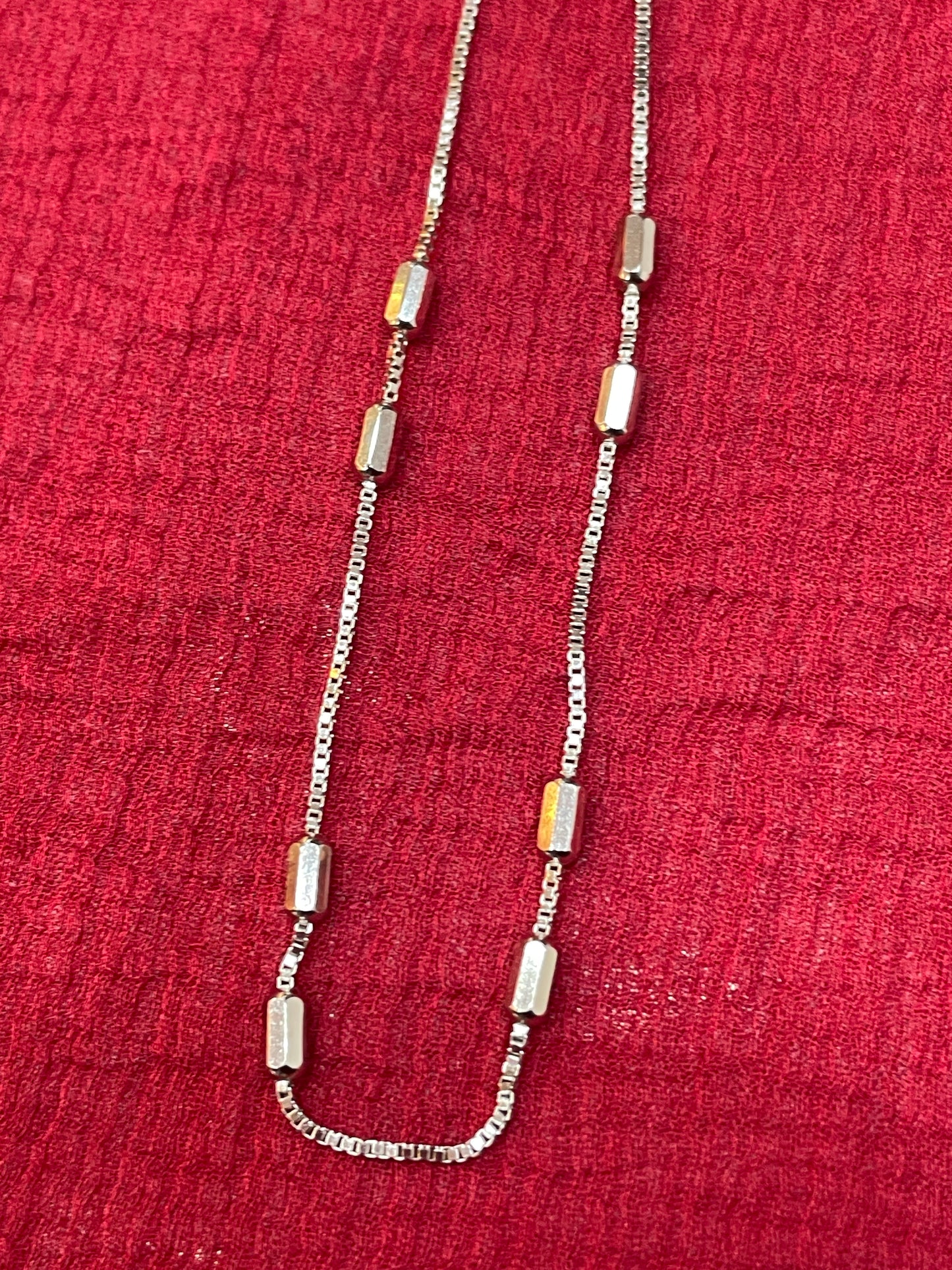 925 Silver Ball Italian Chain - 18 inches