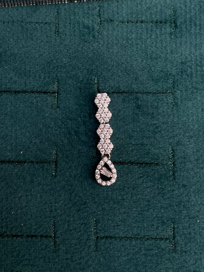 92.5 Silver Earrings | Stylish Refined Design | Elegant Jewellery pair