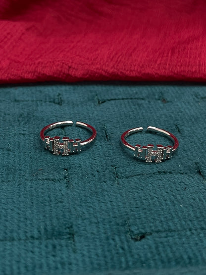 925 Silver Triple H Toe rings