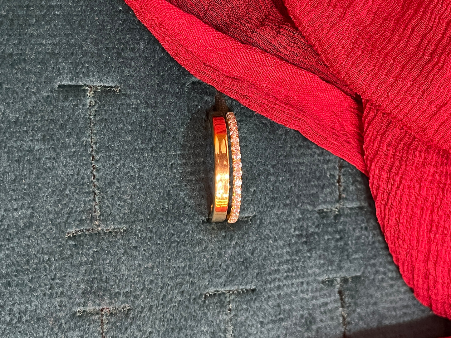 92.5 Silver Gold Plated Stylish Ring for Women Size 11 | Elegant Modern Design | Jewellery