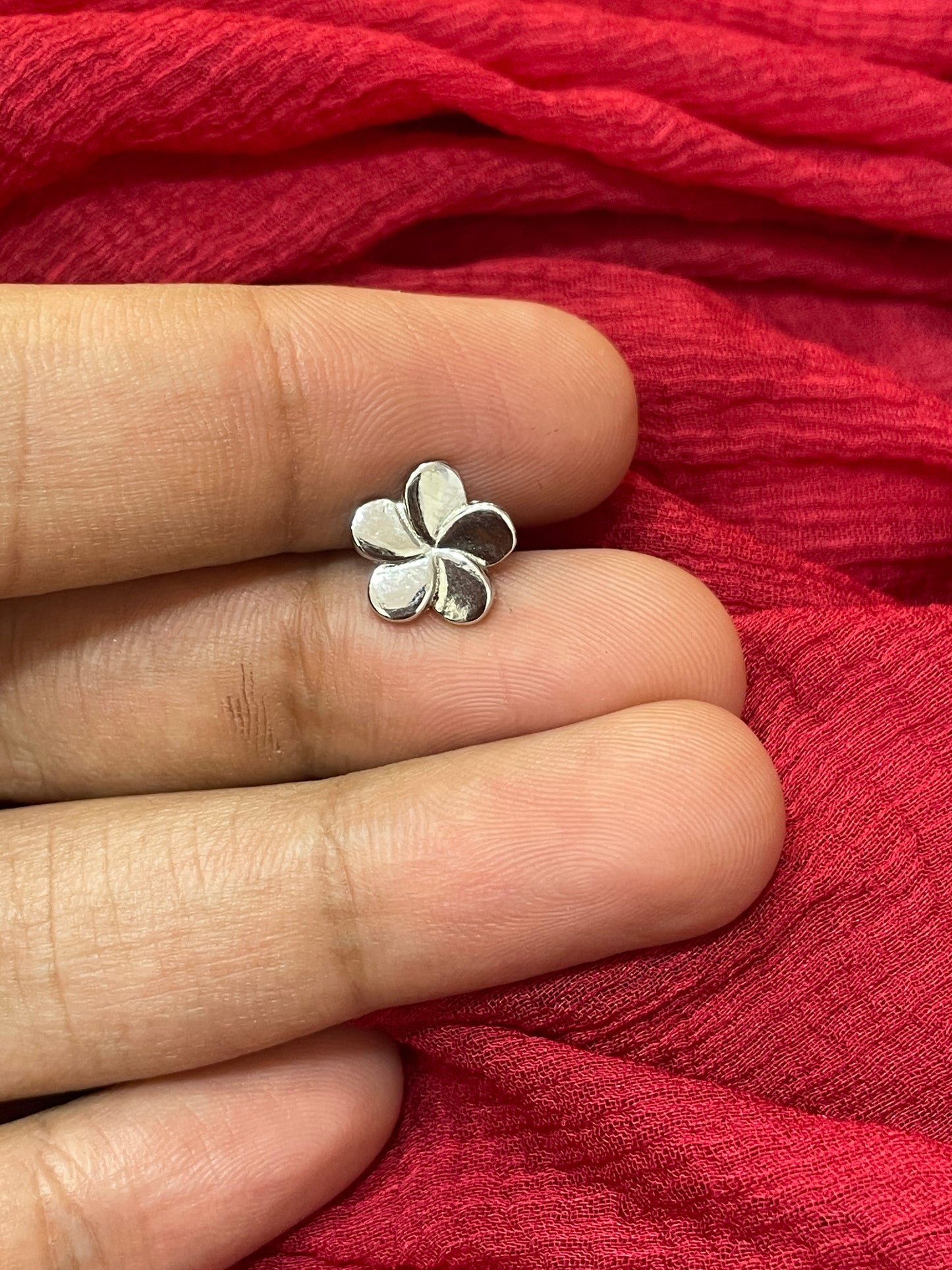 92.5 Silver Floral Earrings for Women | Stylish Elegant Design | Minimal Daily Wear Jewellery