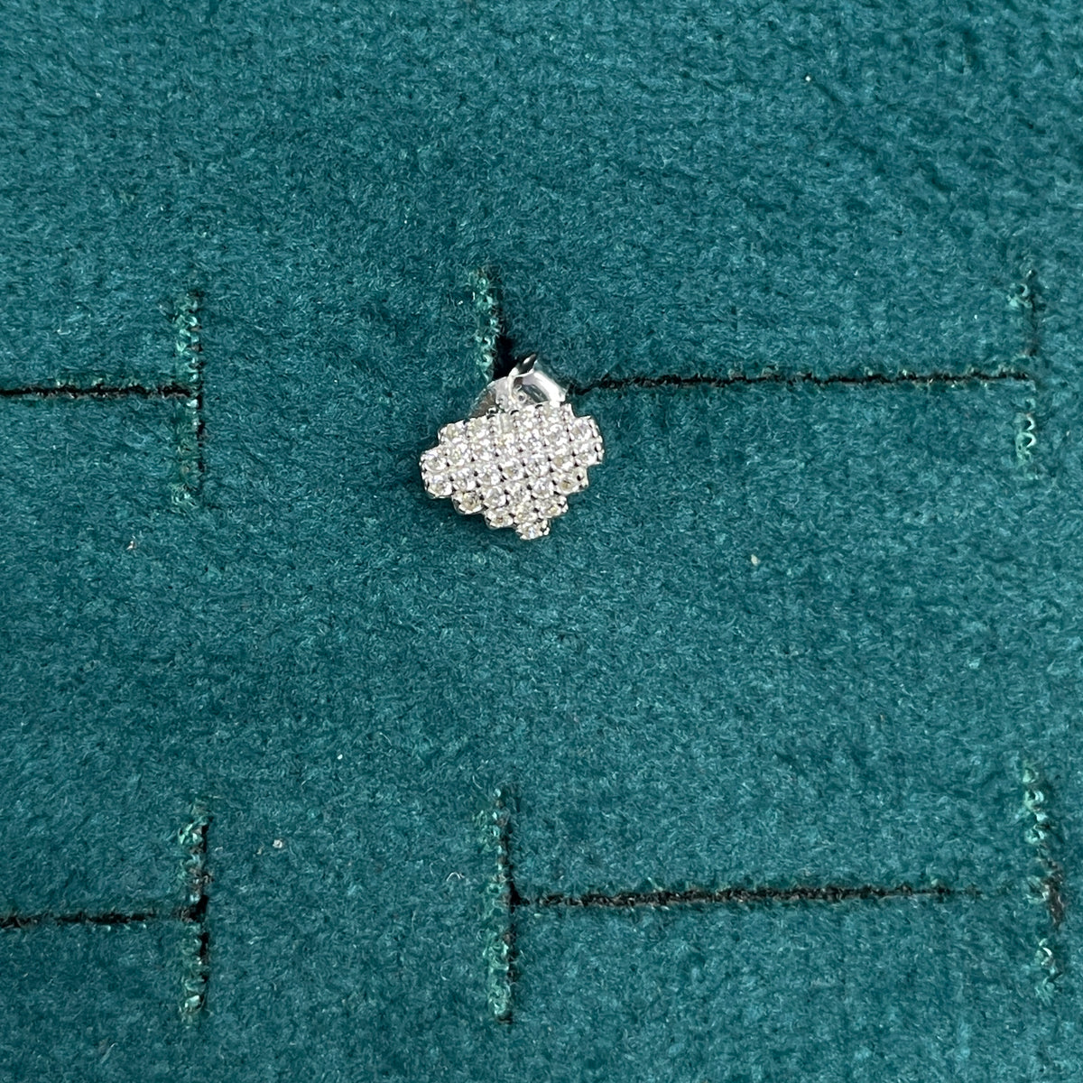 92.5 Silver White Stone Studs | Classy Sparkle Design | Jewellery pair