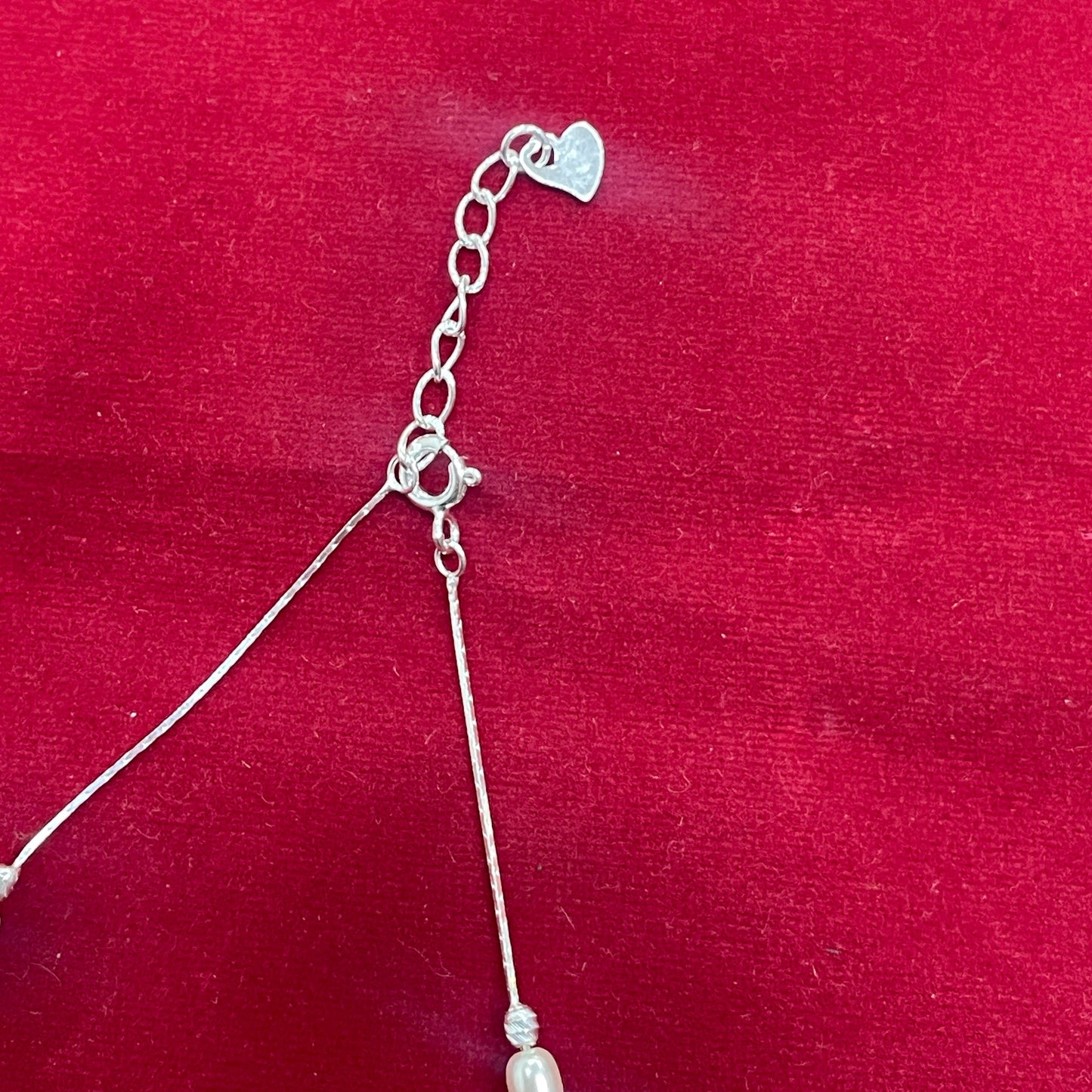 92.5 Sterling Silver Anklet for Women - Pair