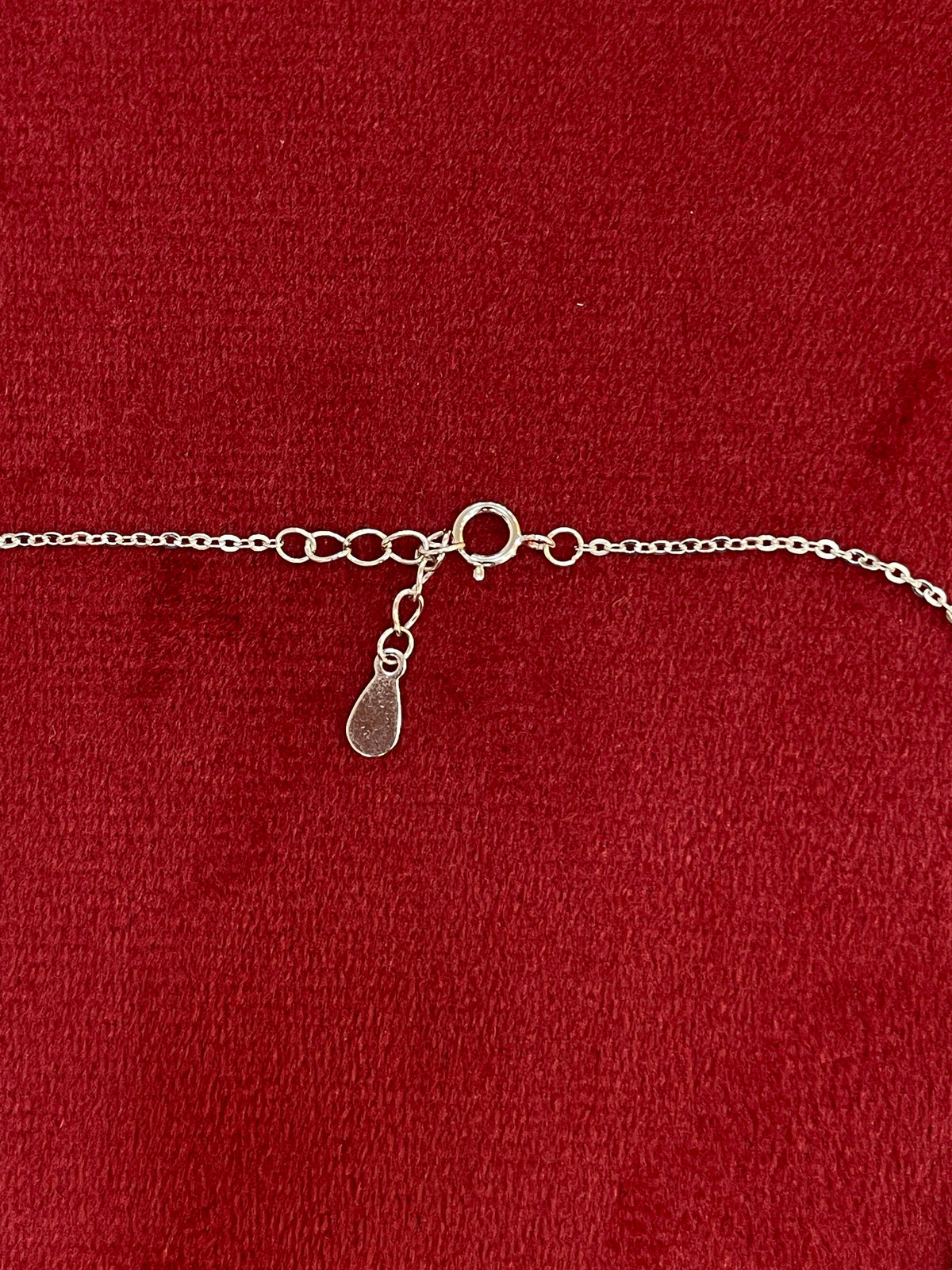92.5 Silver Pave CZ & Plain Silver Dual Flower Cluster Pendant Necklace for Women