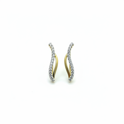 92.5 Silver Gold Plated Ear Cuffs for Women | Stylish Modern Design | Trendy Jewellery